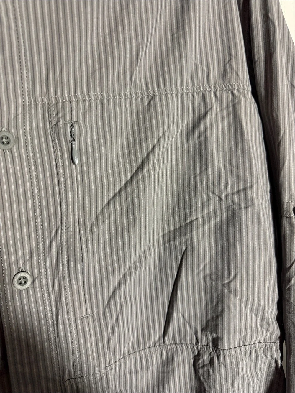 The North Face Long-Sleeve breathable Shirt Men's Size XL hiking button shirt